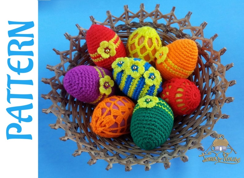 Easter Egg Pattern Easy Crochet Pattern for Easter Egg With Etsy