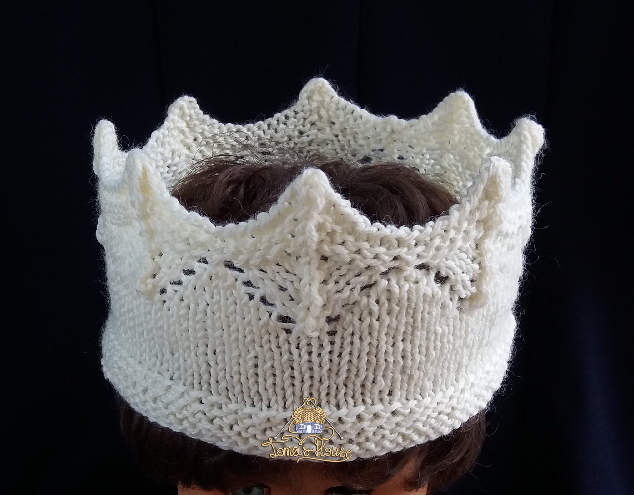 Baby crown pattern Knitting Pattern for Baby Queen King Etsy