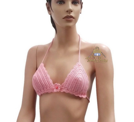 crochet swim top