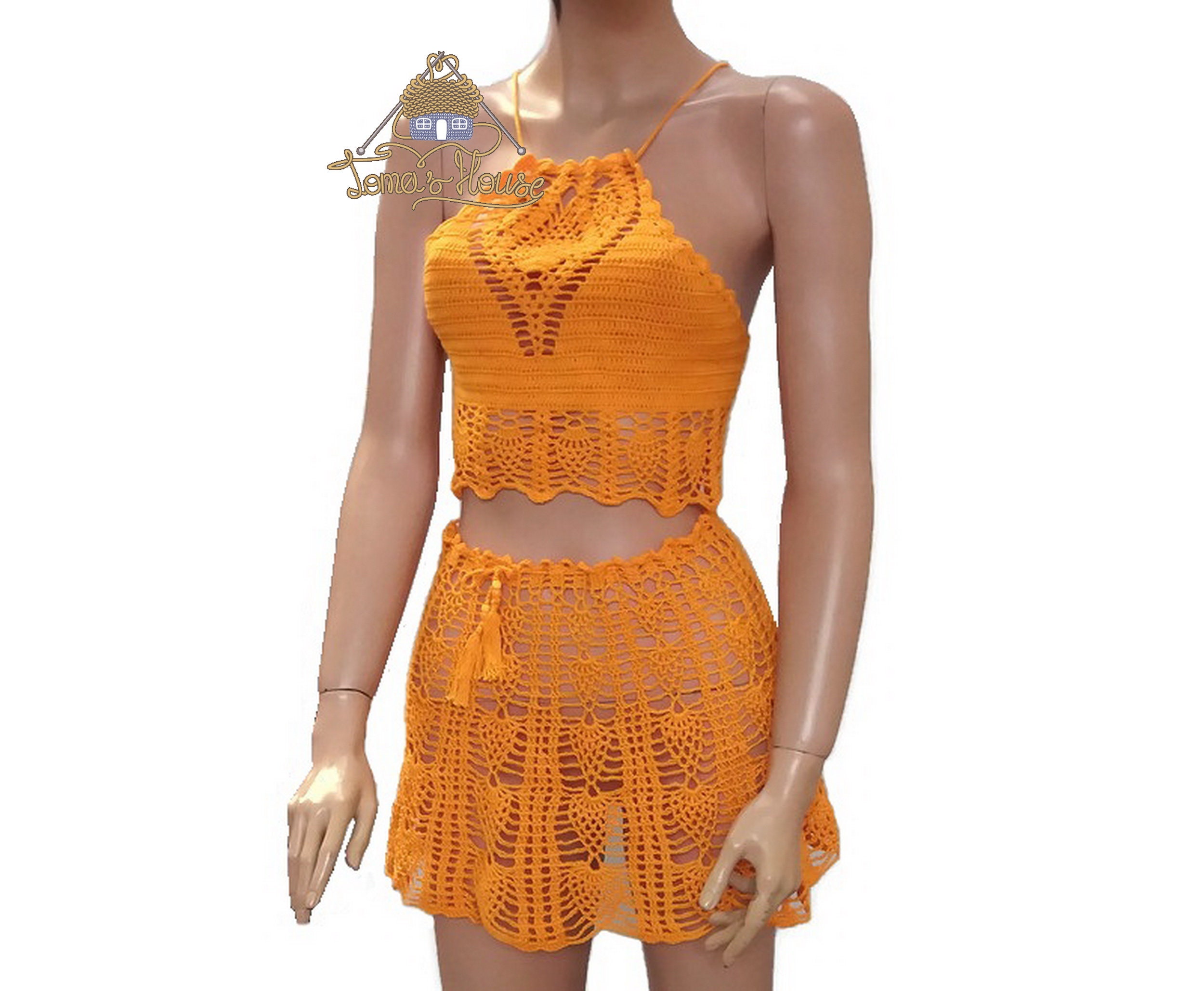 Crochet Crop Top Pattern With Stepbystep Photos and Etsy