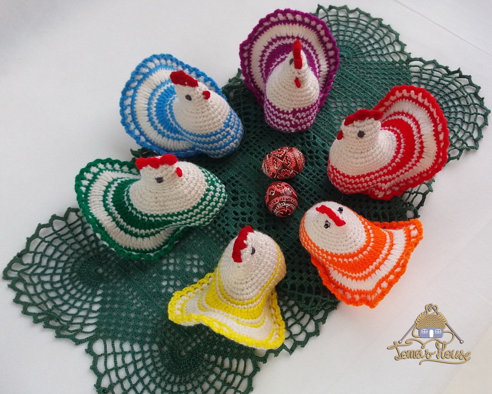 Easter Crochet Chicken Pattern Easter Egg Holder Egg Warmer Etsy