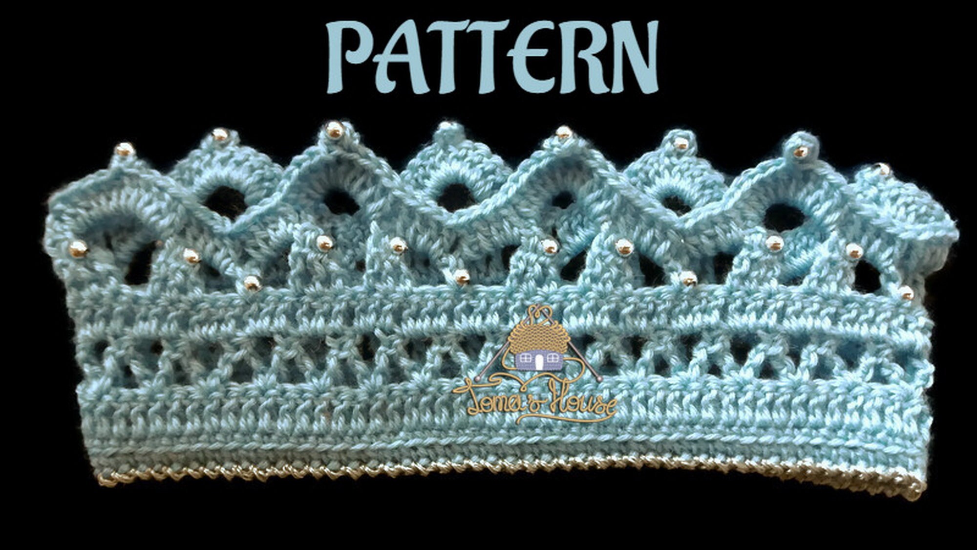 Crochet Baby Crown Pattern Queen King Crown for Newborn Etsy