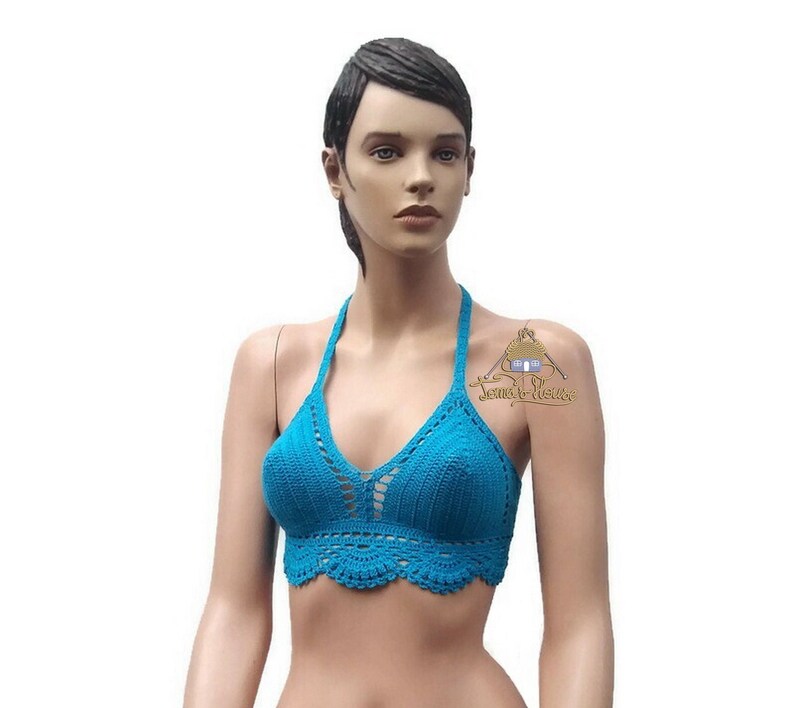 crochet swim top
