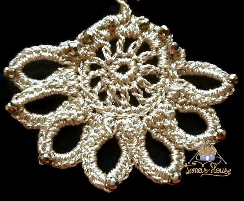 Crochet Lace Choker Pattern Crochet Necklace Tutorial Etsy