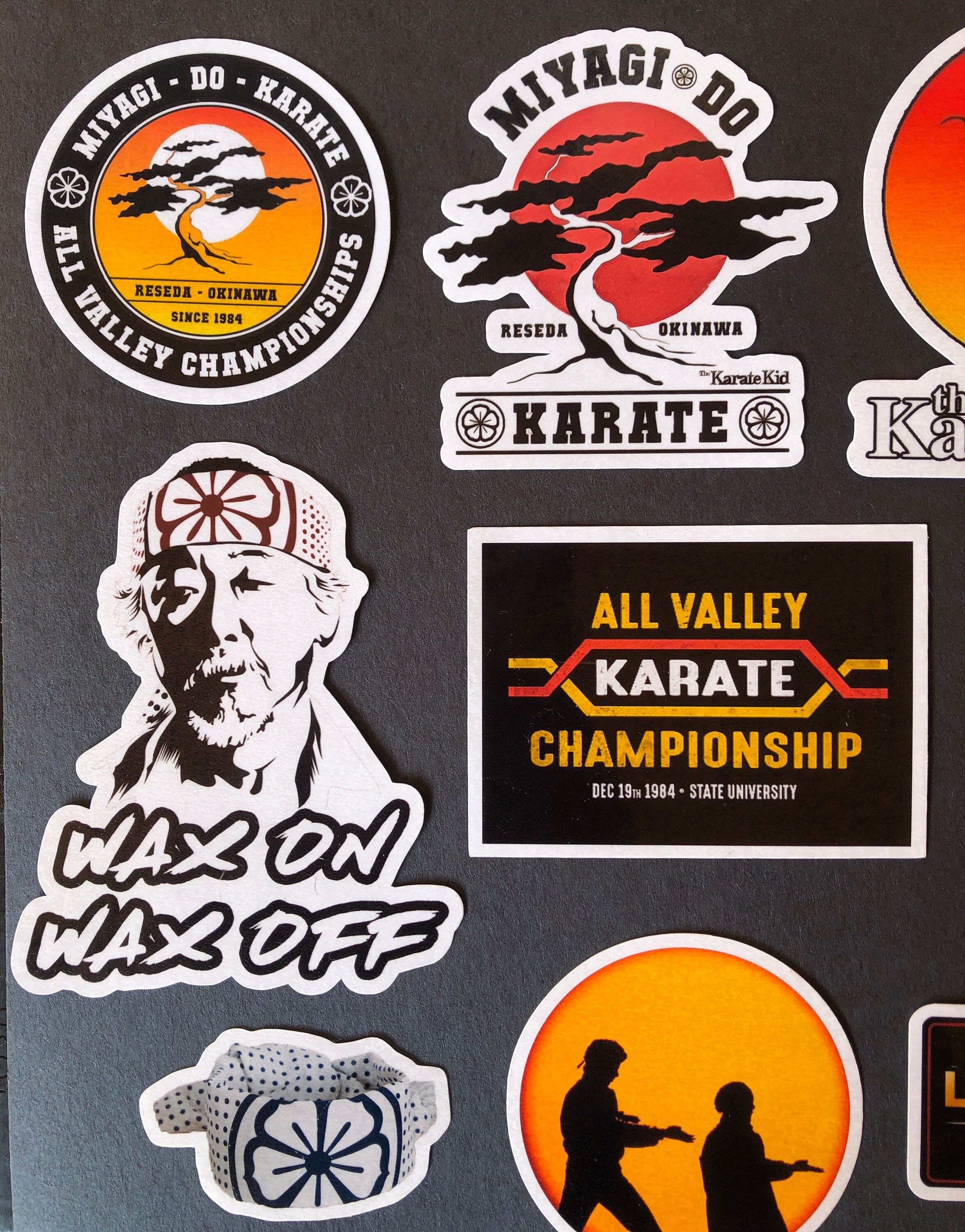 Karate Kid MiyagiDo Stickers Etsy