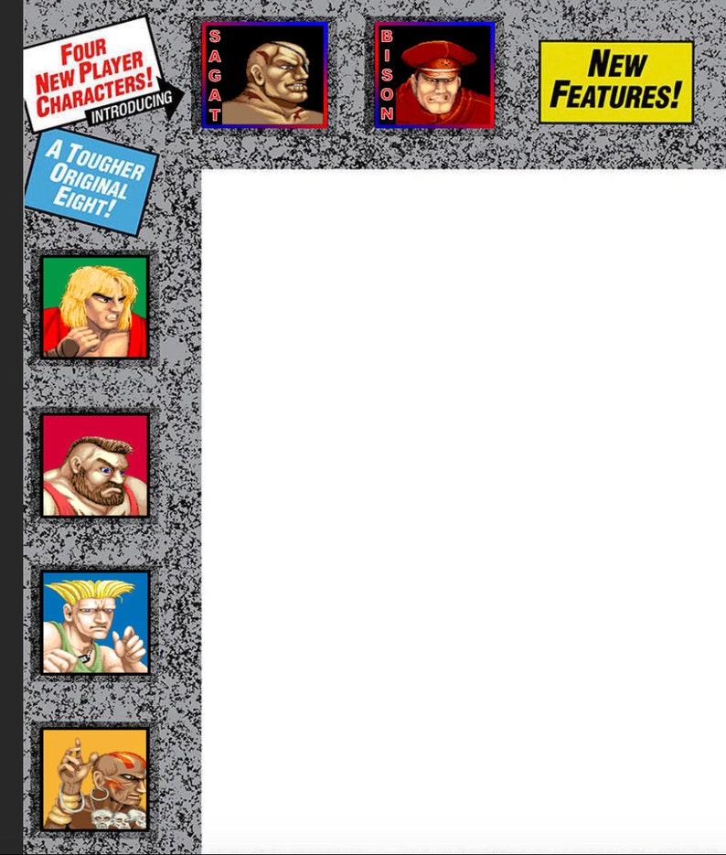 Street Fighters Stickers Thumbnails. - Etsy