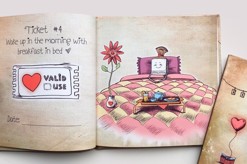 Romantic Gift Book for Girlfriend Personalised Names & Photo Etsy