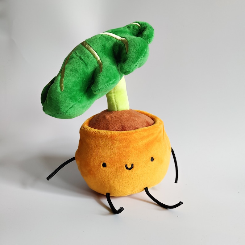 Monstera Deliciosa Plant Plush Houseplant Toy Plant Lover | Etsy