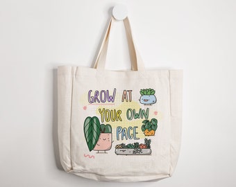 Grow at your own pace Tote Bag