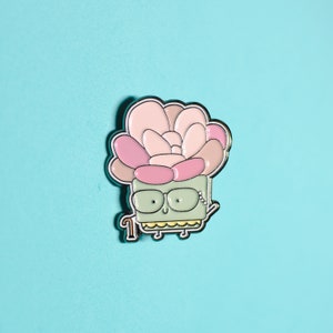 Succulent Granny Soft Enamel Pin