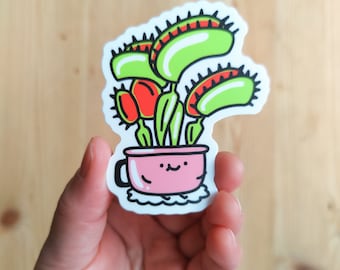 Venus FlyTrap Vinyl Sticker