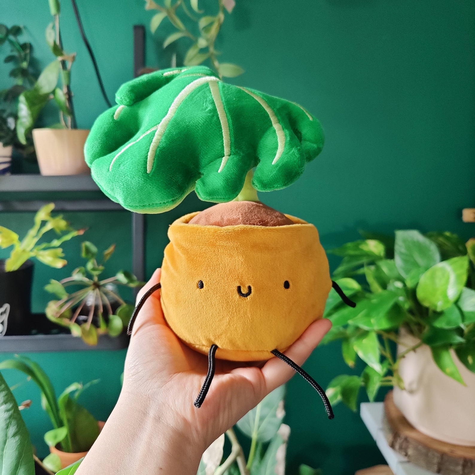 Monstera Deliciosa Plant Plush Houseplant Toy Plant Lover - Etsy Canada