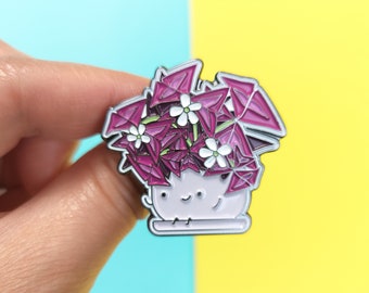 Oxalis Triangularis Soft Enamel Pin