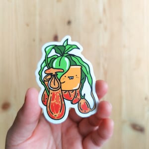 Pitcher Plant Vinyl Sticker