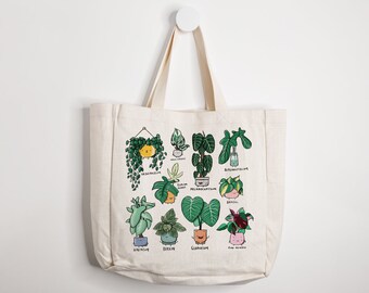 Philodendron Family Tote Bag
