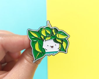 Philodendron Brasil Soft Enamel Pin