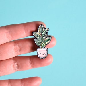 Ficus elastica tineke Soft Enamel Pin image 2