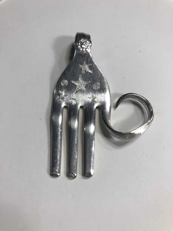 Handmade Fork elephant necklace