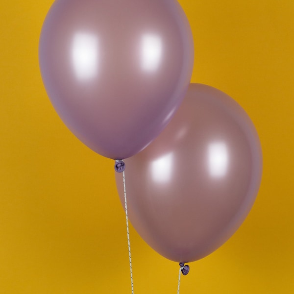 Pearl lavender latex 11” balloon