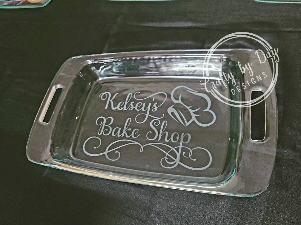 8x8 Etched Square Casserole Dish - Casserole Dish - Personalized Gifts ...