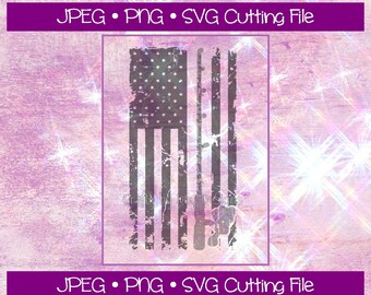 Fishers American Flag Distressed SVG - Instant Download - svg/jpg/png