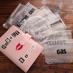 Custom Mean Girls inspired pink Budget Binder/ Cash Savings Envelopes / Wallet / Adult Piggy Bank / Budget Planner / Money Saving System