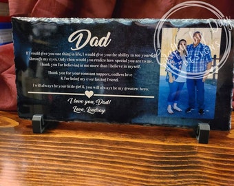 Personalized Gift Photo Rock Slate Rock Gifts Sentimental Rock Slate Decor Mom gifts Grandma Gifts Grandpa Gifts Dad Gifts Dr Gifts Wedding