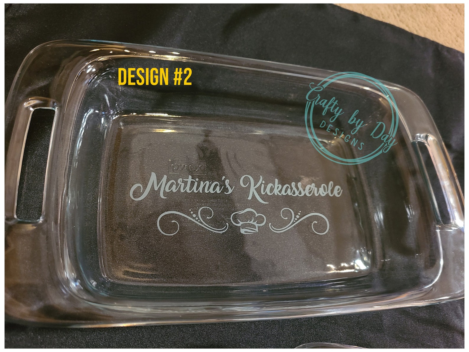 Etched Kickasserole Dish - Casserole Dish - Personalized Gifts - Best ...