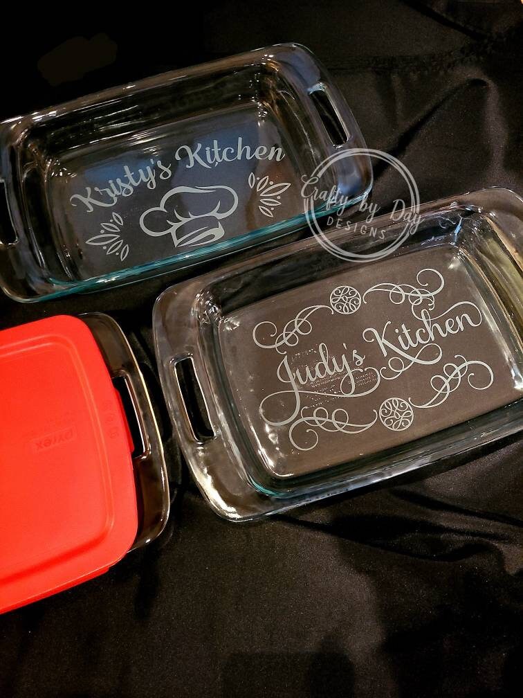 8x8 Etched Square Casserole Dish - Casserole Dish - Personalized Gifts ...