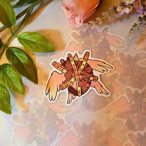 Ophanim Tiny Tiger 3&quot; Clear Vinyl Sticker | Tiger Sticker Sticker | Water Bottle Sticker | Tiger Sticker | Cute Stickers