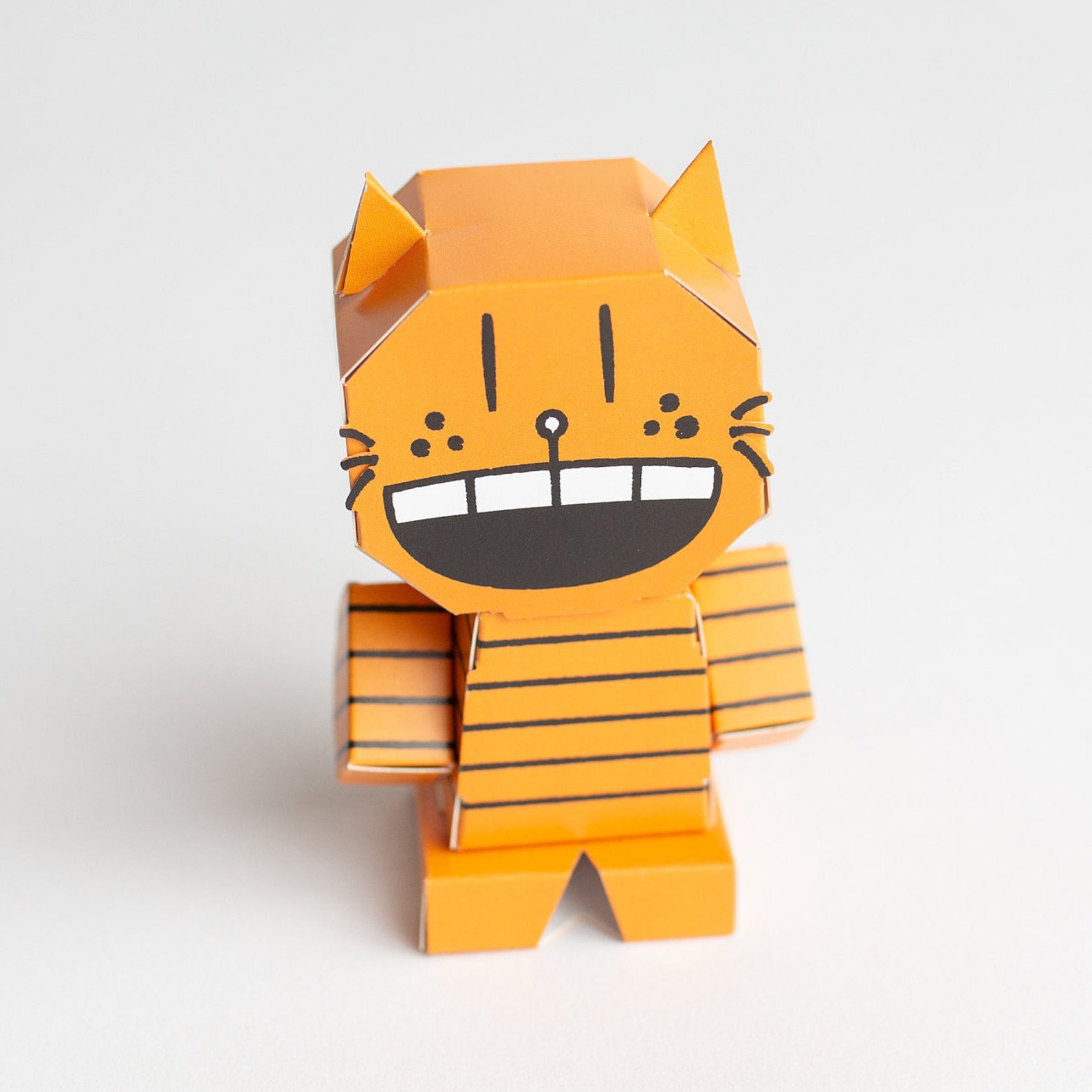 3D Dog Man Paper Toy Activity Kit Etsy