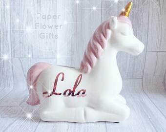 Unicorn Money Box Etsy - 