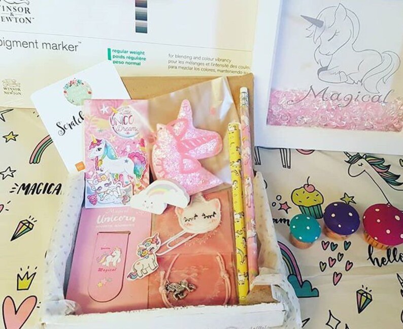 Mystery surprise Letter box Unicorn gifts Unicorn Rainbow Etsy