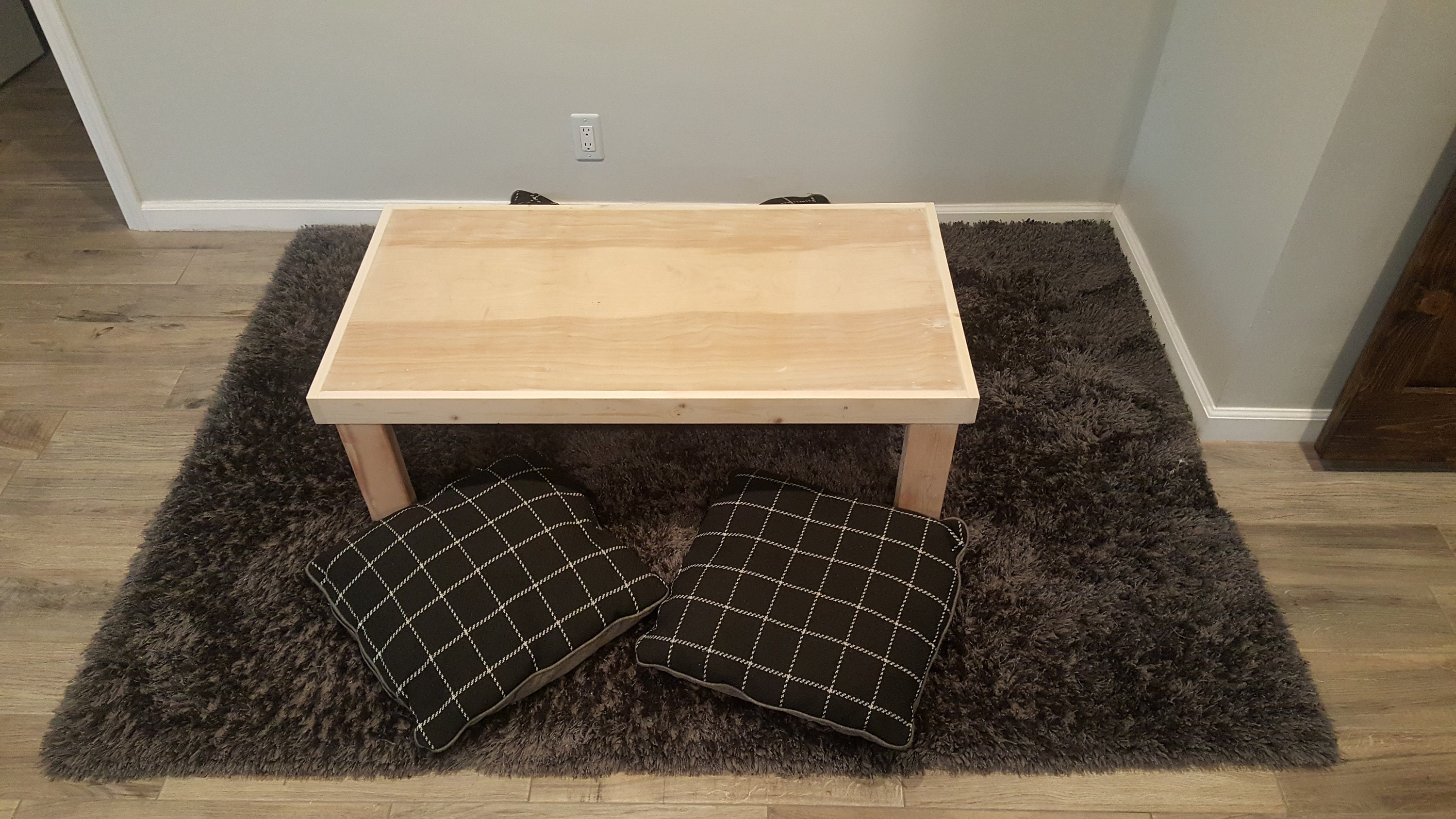 Custom Made Chabudai Dining Table Japanese Table Low Leg Table