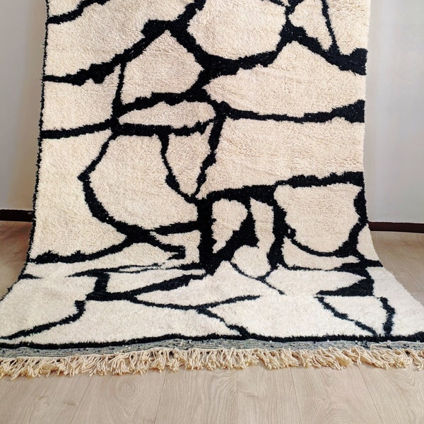 Beni ourain rug, Moroccan rug Beni Ourain rug, Soft thick wool handmade berber rug