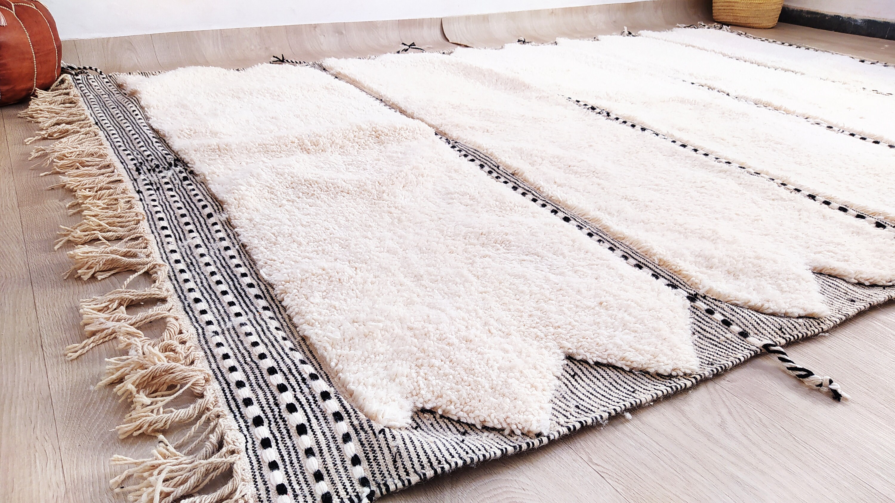 Beni Ourain Rug Moroccan Ivory Rug Beni Ourain Carpet Soft Etsy