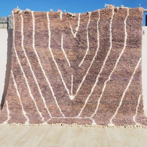 Moroccan handmade rug, shaggy rug, Morrocan rug, Berber carpet, luxury rug, living room rug, shag rug Large area rug Moroccan style rug