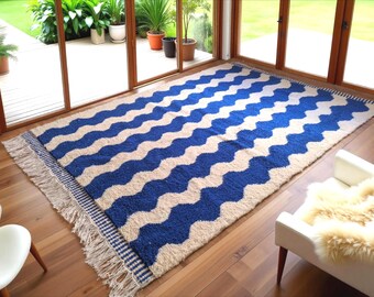 Moroccan handmade rug, shaggy rug, Morrocan rug, Berber carpet, custom size rug, living room rug, shag rug Large area rug Moroccan style rug