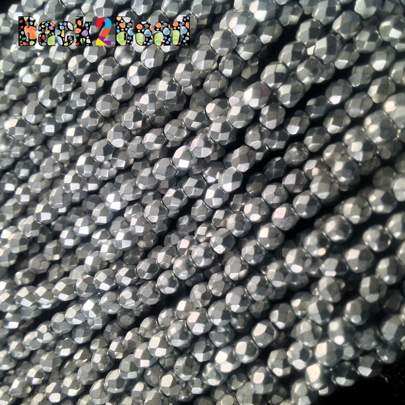 3MM Matt Gold Fire Polish 100 pieces