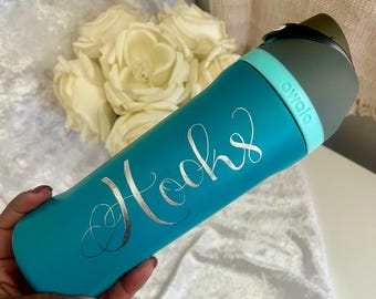 Custom Engraved Owala Water Bottle | 24 OZ Freeship | Personalized Name Water Bottle | Custom Bottle | Gift for Her | Bridesmaid