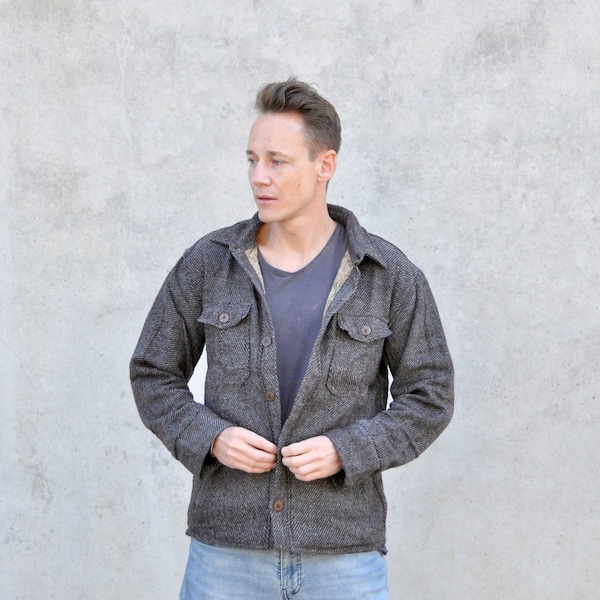 Mens Workwear Jacket Etsy