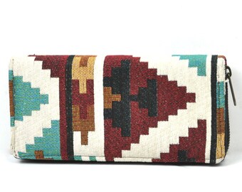 big purse wallet, boho wallet, spacious wallet vegan