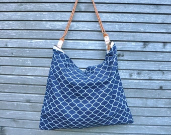 Bolsa feminina, shopper com zíper, sacola de algodão, sacola de compras feminina, bolsa de ombro