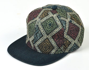 Boho Snapback cap, Cap ethno, Schirmmütze, Kappe, cappy,