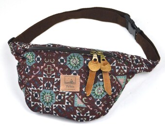 fanny pack, hip bag, tribal pattern, boho fanny pack