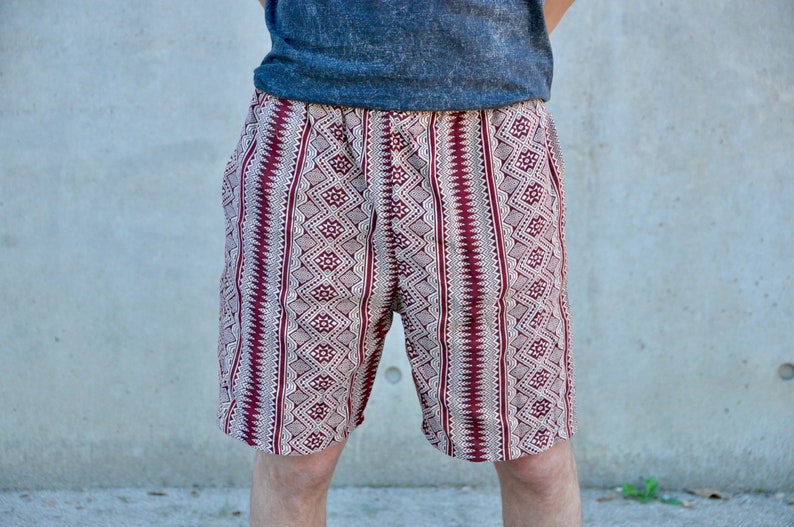 Men Shorts boho Shorts made of cotton tribal short trouser organic shorts Hippie shorts ethnic shorts