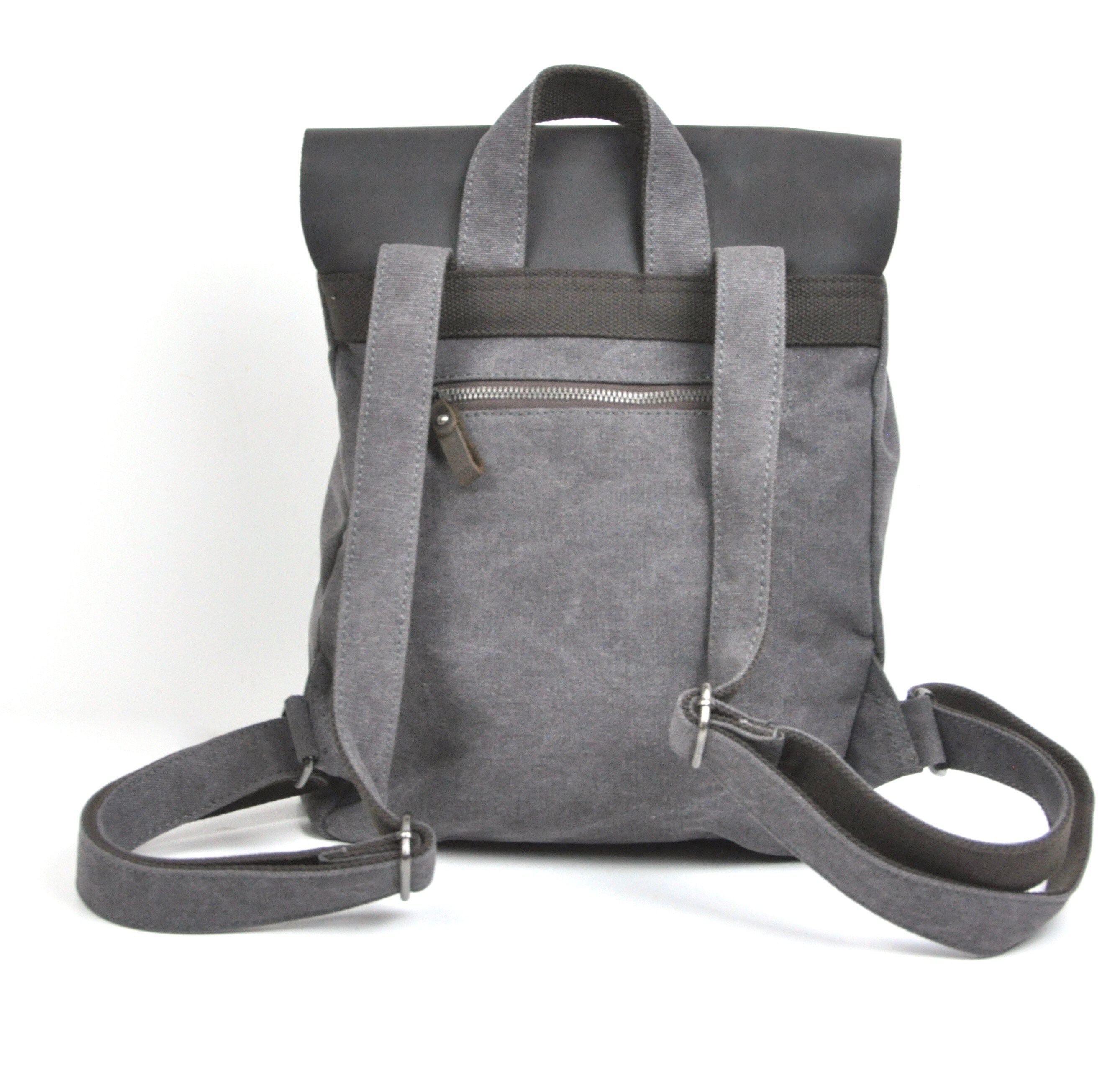 women's canvas backpack purse