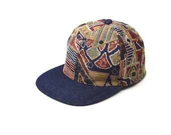 Boho snapback cap, cap ethno, peaked cap, cap, cappy, cap with pattern, hat, cap, cap jacquard