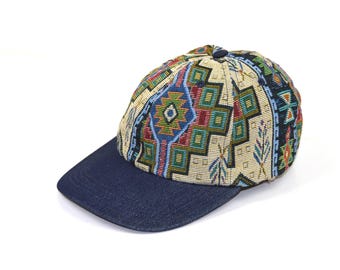 Dad cap with Jacquard fabric - 6 panel baseball hat