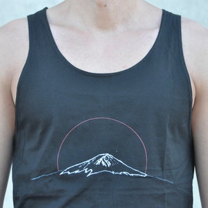 Tank Top, Fuji Mountain, Ärmelloses Top Männer, japanisches Tank Top